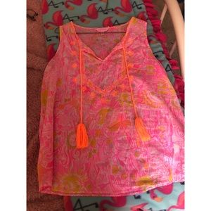Lilly Pulitzer Lauren top in Kinis in the Keys